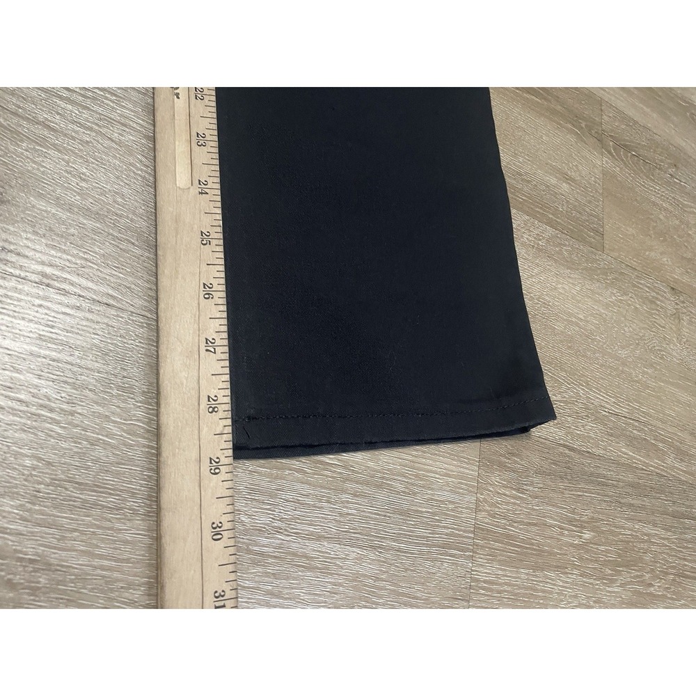 Dickies Black Crafted For Women's Pants Women's Sz 4 (30) Black Flat Front - Picture 8 of 9